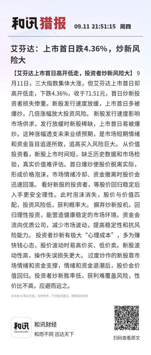 新股发行速度变慢市场影响_新股上市首日高开低走风险_上交所新股上市首日交易规则