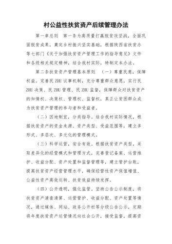 扶贫项目资产管理细则_长丰县扶贫资产确权登记办法_资产收益扶贫实施细则