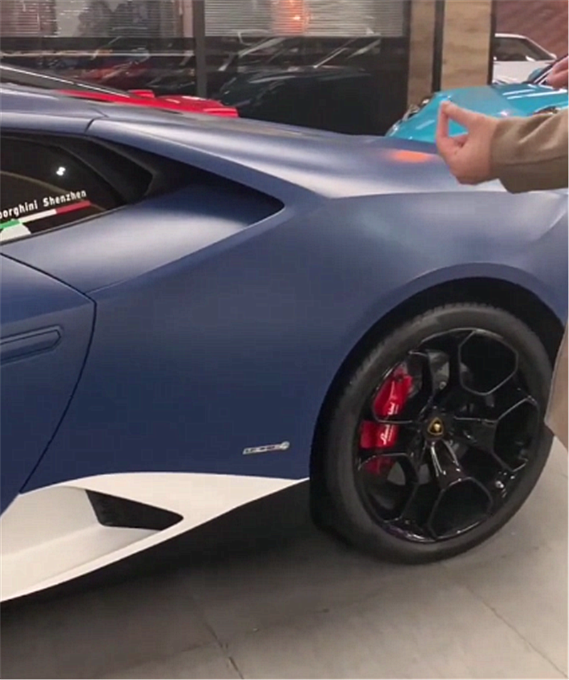 展厅实拍“磨砂蓝”兰博基尼，2.9秒破百，全球限量250台！